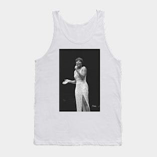 Natalie Cole BW Photograph Tank Top